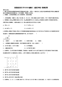 安徽省东至三中2026届高三（最后冲刺）物理试卷含解析