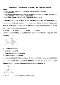 安徽省阜阳市太和县第一中学2026届高三第五次模拟考试物理试卷含解析