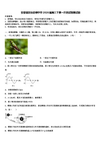 安徽省定远启明中学2026届高三下第一次测试物理试题含解析