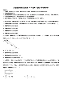 安徽省合肥市六校联考2026届高三最后一卷物理试卷含解析