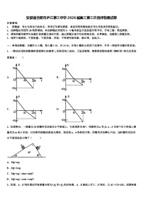 安徽省合肥市庐江第三中学2026届高三第三次测评物理试卷含解析