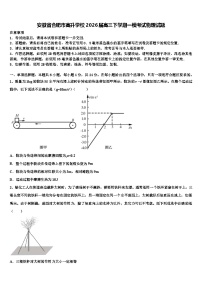 安徽省合肥市高升学校2026届高三下学期一模考试物理试题含解析