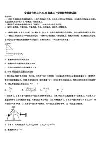 安徽省合肥三中2026届高三下学期联考物理试题含解析
