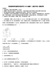 安徽省滁州市南桥区海亮学校2026届高三（最后冲刺）物理试卷含解析