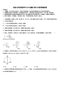 安徽六安市舒城中学2026届高三第三次测评物理试卷含解析