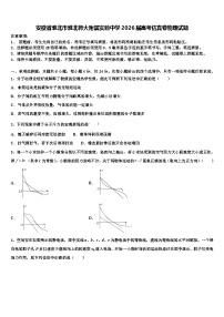 安徽省淮北市淮北师大附属实验中学2026届高考仿真卷物理试题含解析