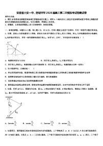 安徽省六安一中、舒城中学2026届高三第二次模拟考试物理试卷含解析