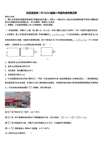 安徽省临泉二中2026届高三考前热身物理试卷含解析