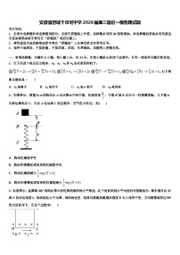 安徽省舒城干汊河中学2026届高三最后一模物理试题含解析