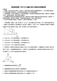 安徽省寿县第一中学2026届高三第六次模拟考试物理试卷含解析