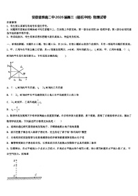 安徽省淮南二中2026届高三（最后冲刺）物理试卷含解析
