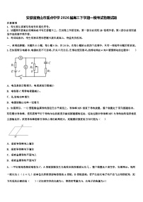 安徽省黄山市重点中学2026届高三下学期一模考试物理试题含解析