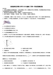 安徽省淮北市第六中学2026届高三下第一次测试物理试题含解析