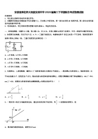 安徽省淮北师大附属实验中学2026届高三下学期联合考试物理试题含解析