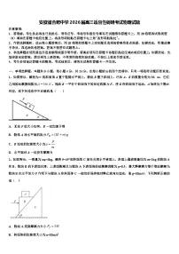 安徽省合肥中学2026届高三适应性调研考试物理试题含解析