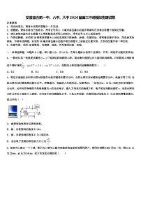 安徽省合肥一中、六中、八中2026届高三冲刺模拟物理试卷含解析