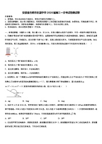 安徽省合肥市区属中学2026届高三一诊考试物理试卷含解析