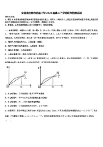 安徽省合肥市区属中学2026届高三下学期联考物理试题含解析