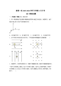 河南省驻马店市新蔡县第一高级中学2025-2026学年高二下学期3月阶段检测物理试题（含解析）