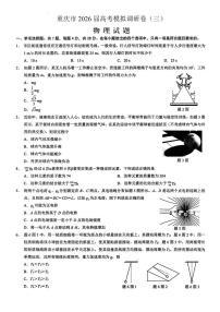 重庆市2026年普通高等学校招生全国统一考试康德高考模拟调研（三）物理试题（含答案）