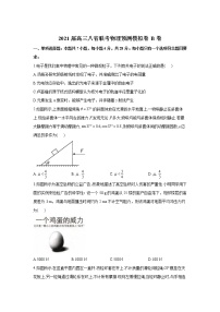 2021届高三八省联考物理预测模拟卷 B卷