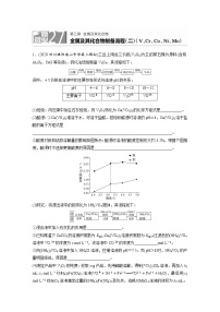 2022年高考化学一轮复习每日一练  第3章微题型27金属及其化合物制备流程(VCrCoNiMo)