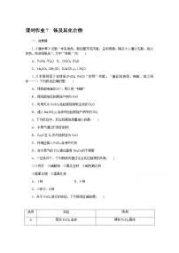 新教材2022届新高考化学人教版一轮课时作业：7　铁及其化合物