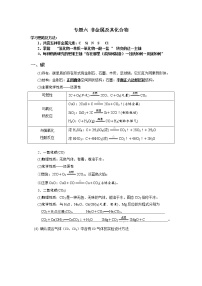 专题六 非金属及其化合物-2022届高三高考化学复习考点剖析