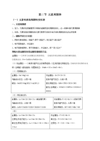 2020-2021学年第二节 元素周期律优秀测试题