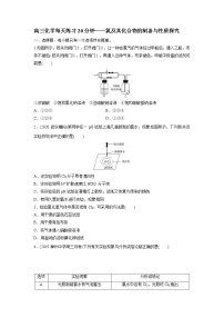 高三化学每天练习20分钟——氯及其化合物的制备与性质探究