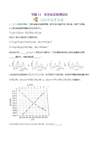 2021年高考真题和模拟题化学分项汇编-专题14 化学反应原理综合