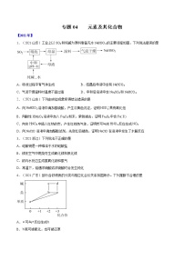 高考化学真题分项汇编-五年（2017-2021）专题04 元素及其化合物（全国通用）