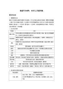 2022届高考化学二轮专题复习学案练习专题八 题型专训(四)　化学工艺流程题