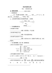 2022届高考化学一轮复习学案： 第9讲　钠及其重要化合物