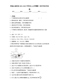 黑龙江省宾县2021-2022学年高三上学期第一次月考化学试题（word版含答案）