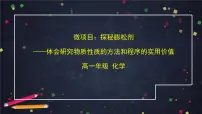 化学必修1第2节 研究物质性质的方法和程序课文课件ppt