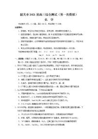2021届广东省韶关高三一模化学试卷(含答案解析)