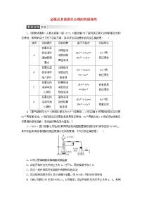 高考化学一轮复习第3章金属及其化合物第5讲金属及其重要化合物的性质探究训练含解析