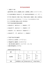 2022届高三化学一轮复习考点特训离子反应及其应用含解析