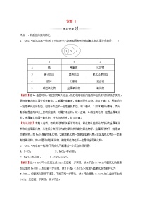 高中化学专题1物质的分类及计量专题提升专练含解析苏教版必修1