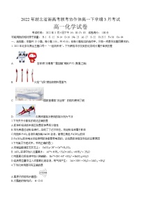 湖北省新高考联考协作体2021-2022学年高一下学期3月考试化学试题含解析