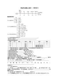 专题06《氯及卤族元素》二轮复习--2022年高考化学二轮复习专题冲刺（上海专用）