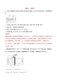 高考化学二轮复习题型专练07《电化学》（含详解）