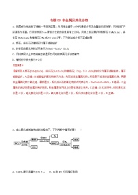 高考化学二轮复习专题08《非金属及其化合物》考点专练（含详解）