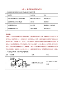 高考化学二轮复习专题24《化学实验的设计与评价》考点专练（含详解）