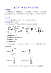 重点6 制备型实验综合题- 高考化学专练【热点·重点·难点】