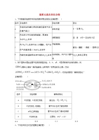 高考化学高频考点小题突破训练05《重要元素及其化合物》（含详解）