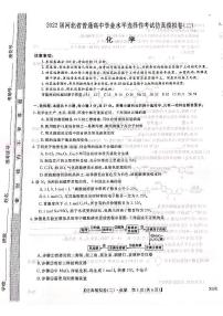 2021-2022学年河北省普通高中学业水平选择性考试仿真模拟卷（二）化学试题 PDF版