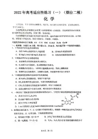 2022年高考适应性练习（一）化学试题含答案（烟台二模）