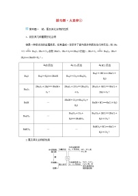 鲁科版高中化学必修第一册微专题1学案